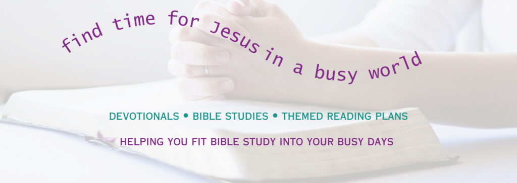 bible studies for busy Christian women